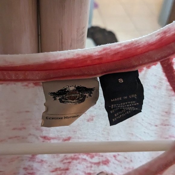 Woman's Pink Harley Davidson top - Picture 5 of 6